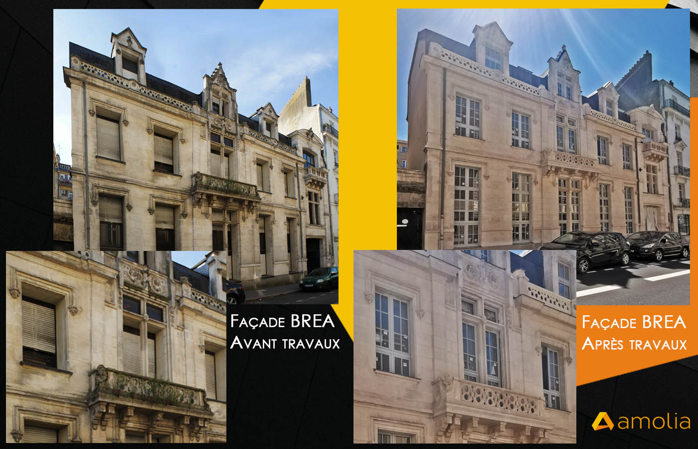 AMOLIA – Association Edit de Nantes Habitat Jeunes AMOLIA- Travaux de réhabilitation pour la réalisation de 94 logements, le relogement du siège au profit de l’association « Edit de Nantes - Habitat Jeunes »